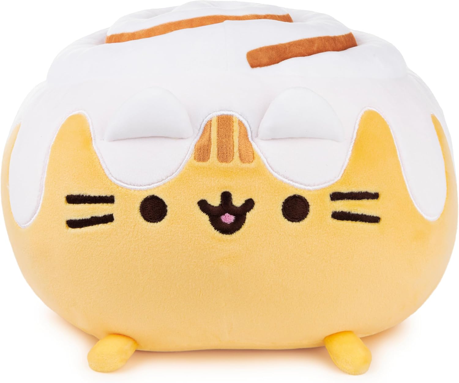 GUND Catfé Cinnamon Roll Pusheen Plush – Premium Officially Licensed Pusheen Cat Stuffed Toy (Ages 1+)
