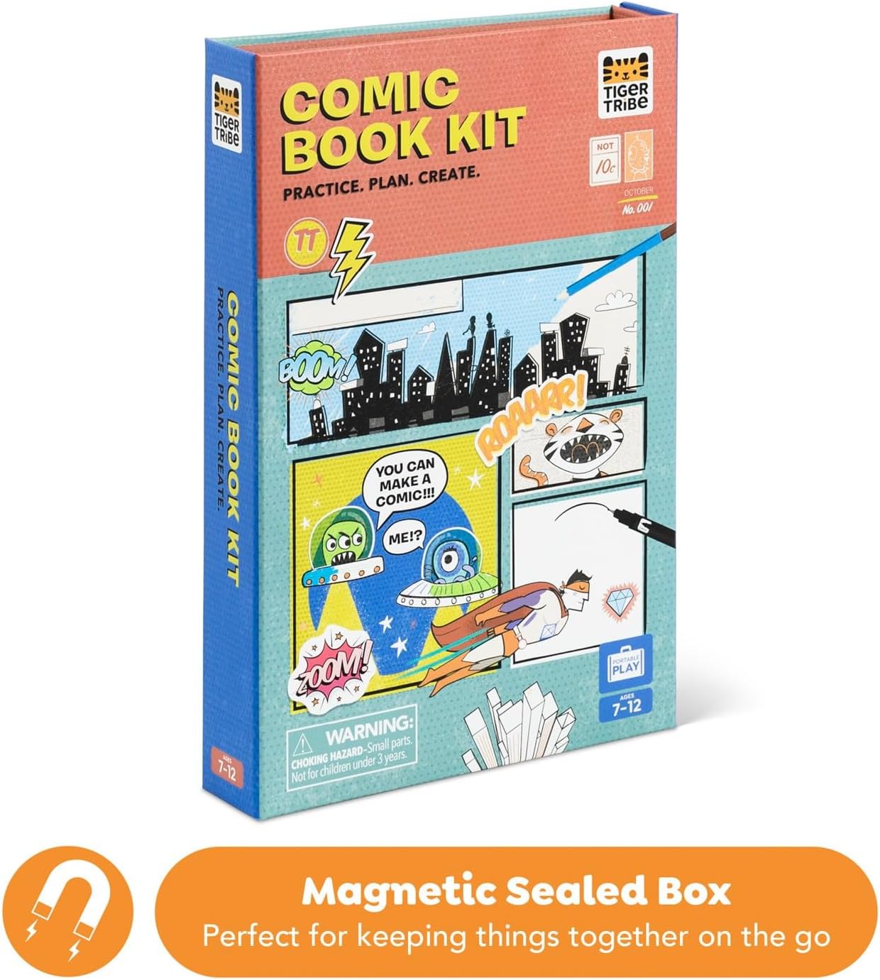 Tiger Tribe Comic Book Kit – Create Your Own Comic Book Activity Set