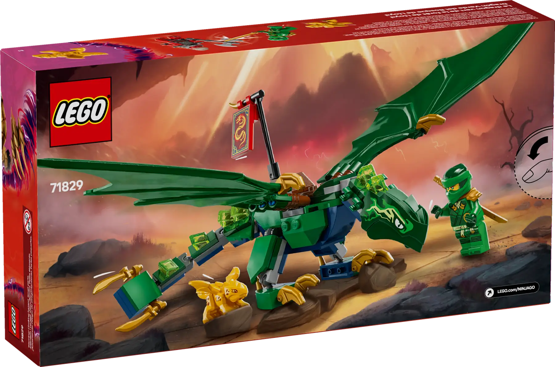 Lego Lloyd's Green Forest Dragon (71829)