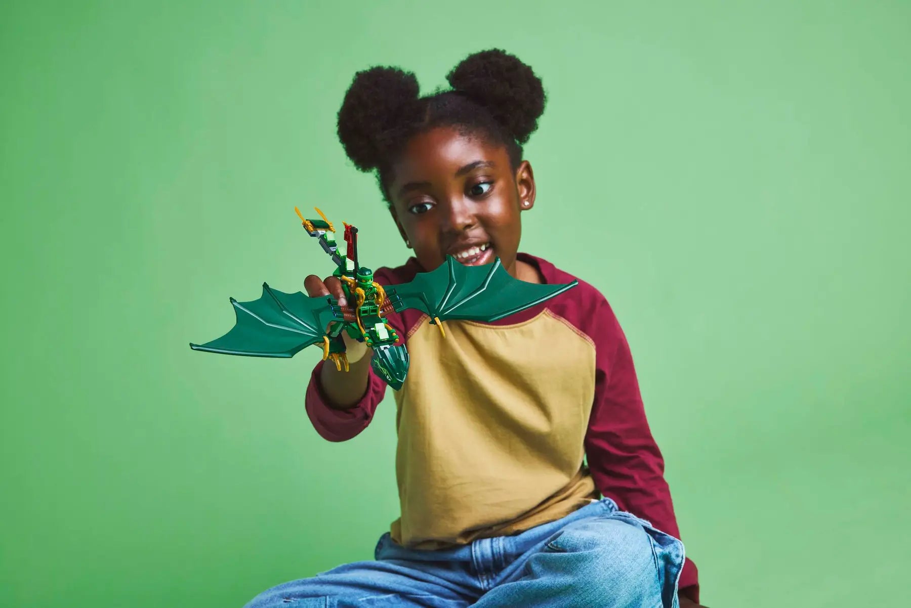 Lego Lloyd's Green Forest Dragon (71829)