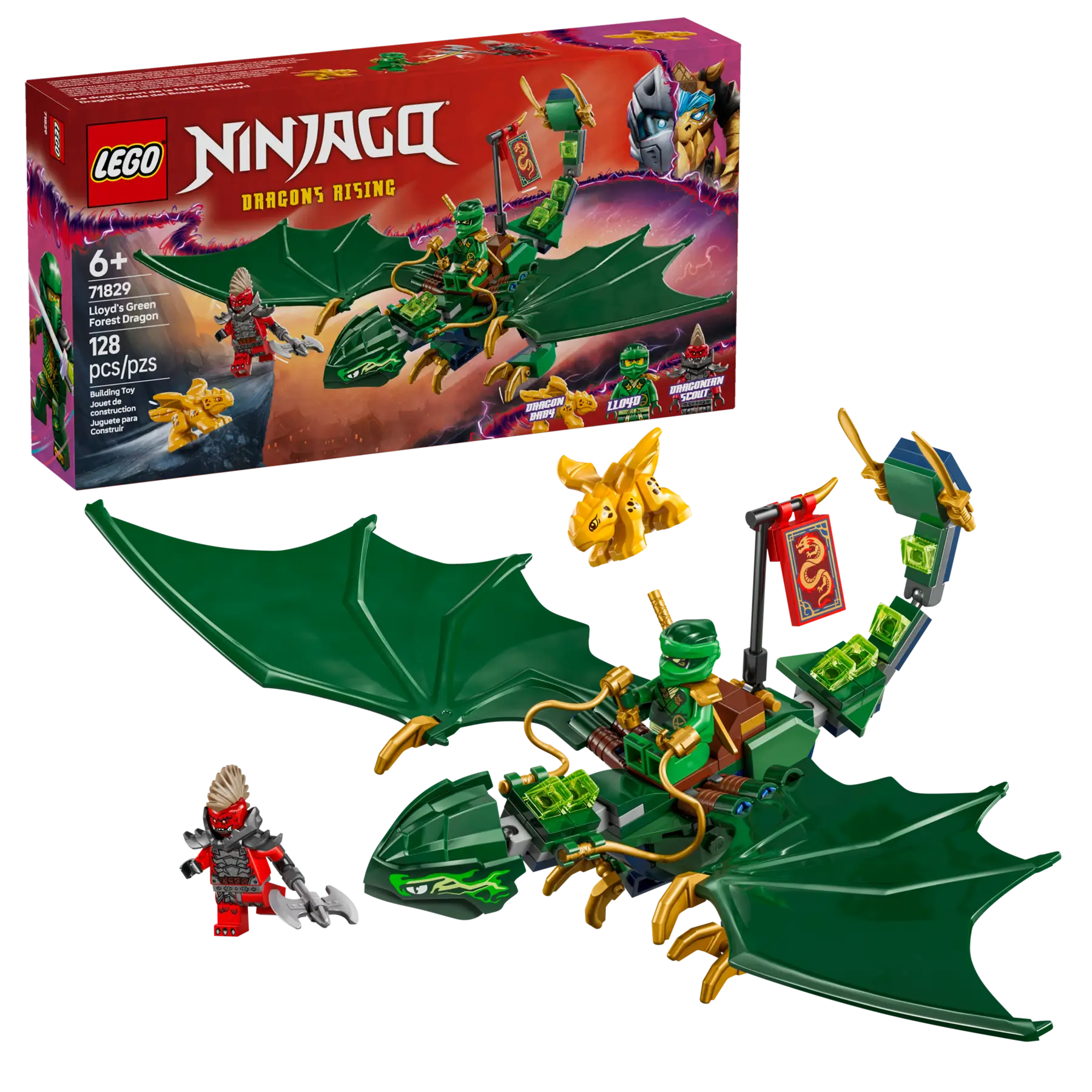 Lego Lloyd's Green Forest Dragon (71829)