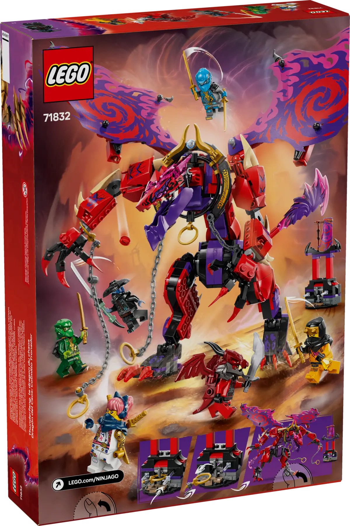 Lego Thunderfang Dragon of Chaos (71832)