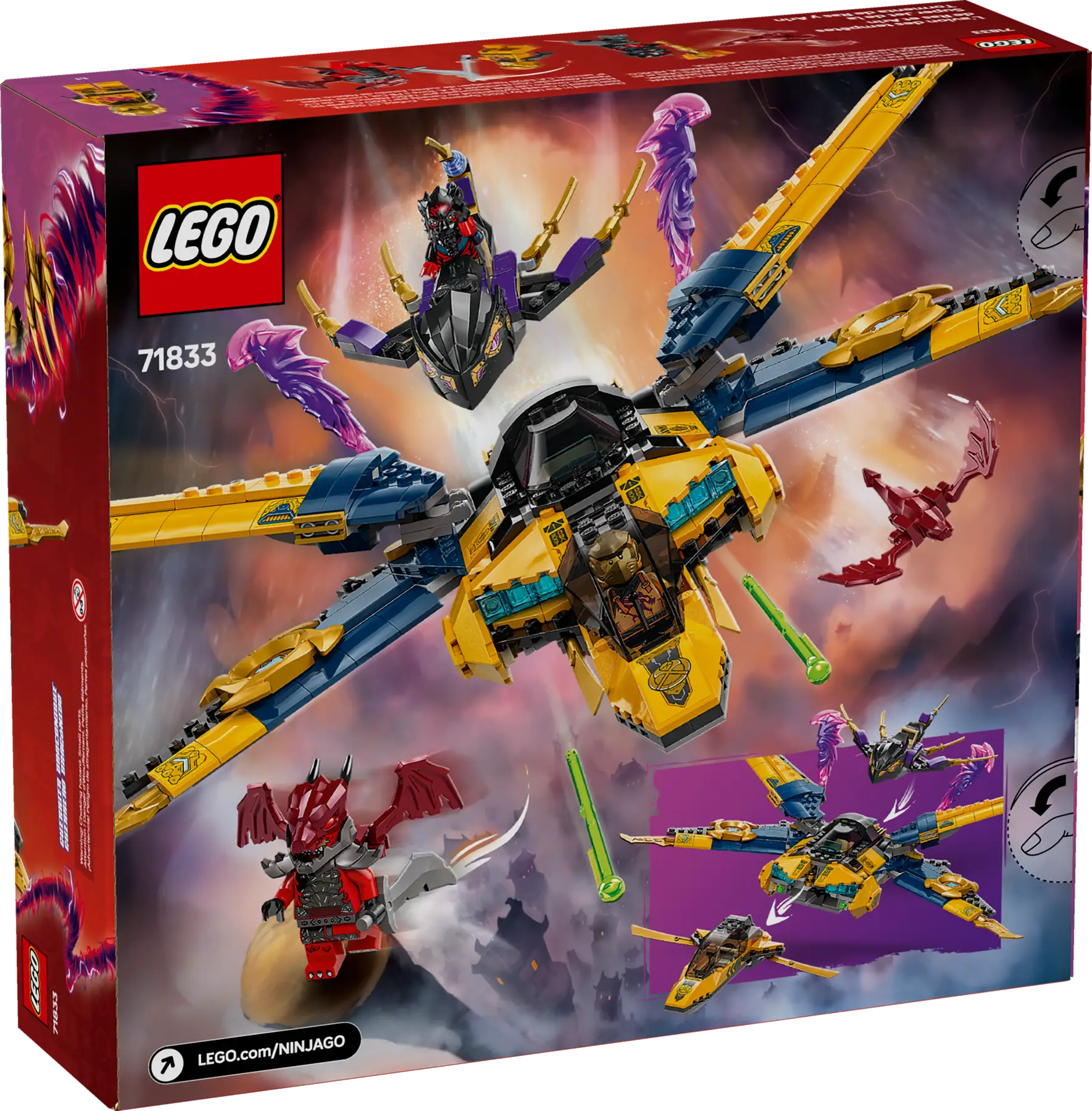 Lego Ras and Arin's Super Storm Jet (71833)