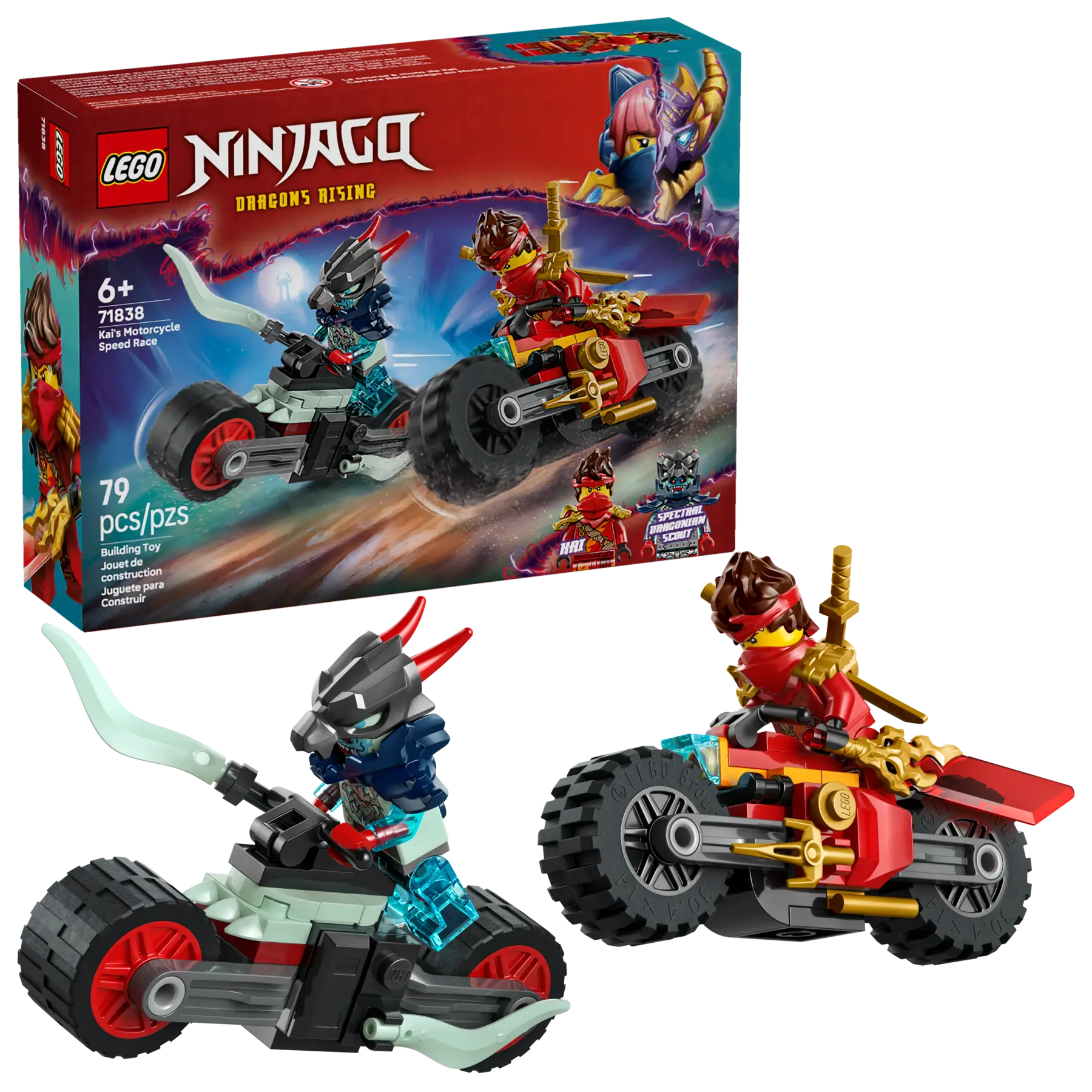 Lego Kai's Motorcycle Speed Race (71838)