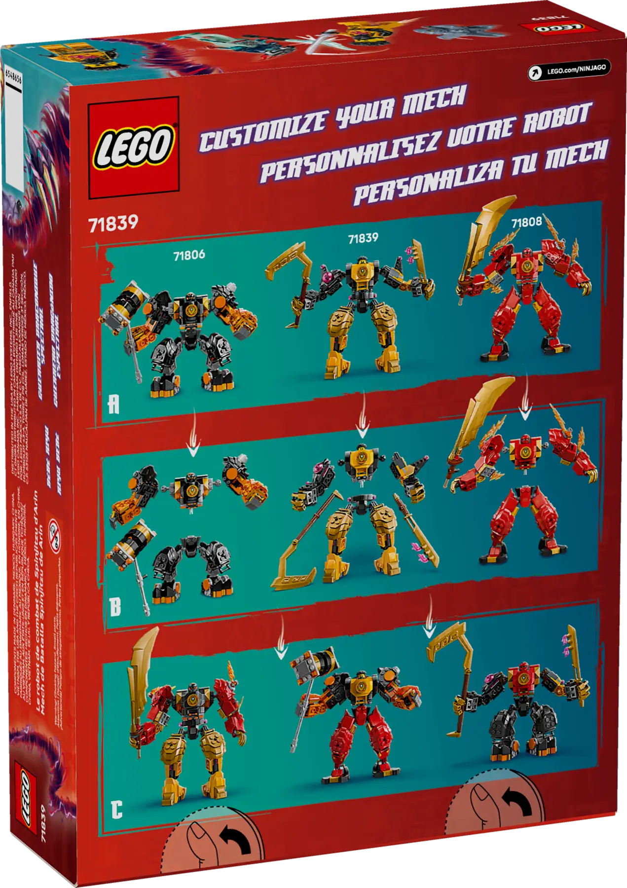 Lego Arin's Spinjitzu Battle Mech (71839)
