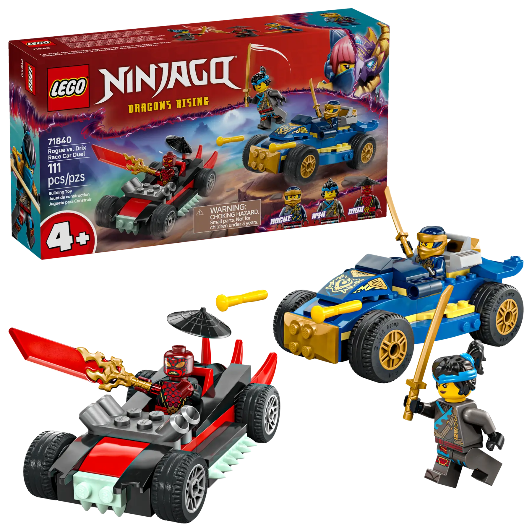 Lego Rogue vs. Drix Race Car Duel (71840)