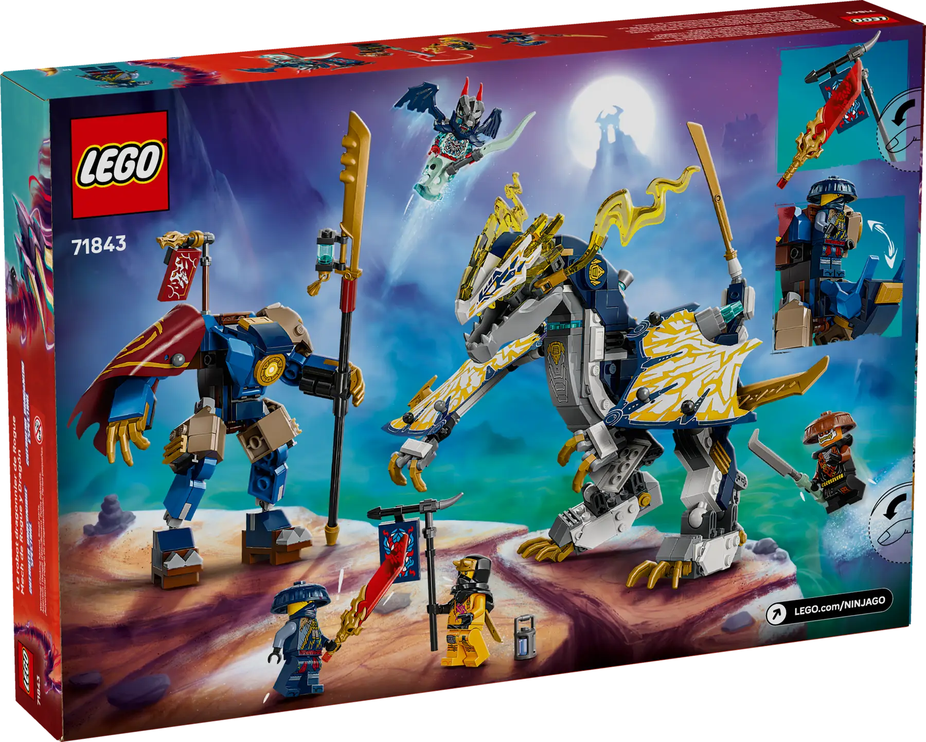 Lego Rogue's Mech Dragon Rider (71843)