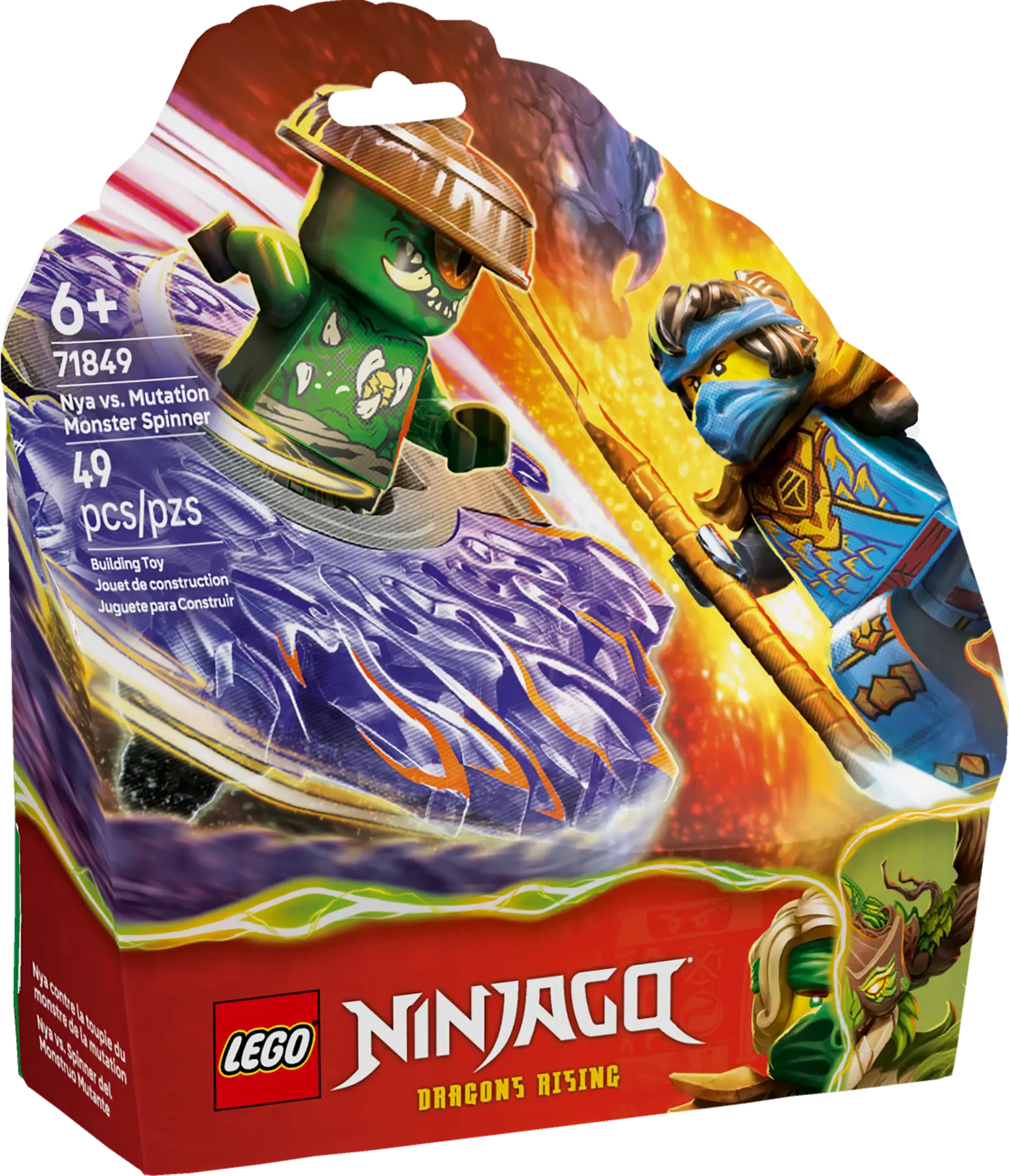 Lego Nya vs. Mutation Monster Spinner (71849)