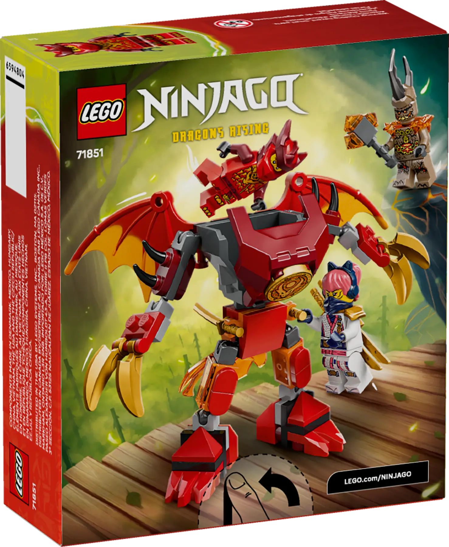 Lego Kai's Dragon Mech Battle Pack  (71851)