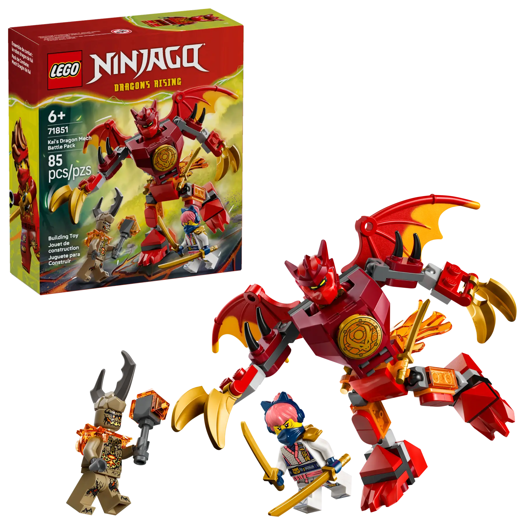 Lego Kai's Dragon Mech Battle Pack  (71851)
