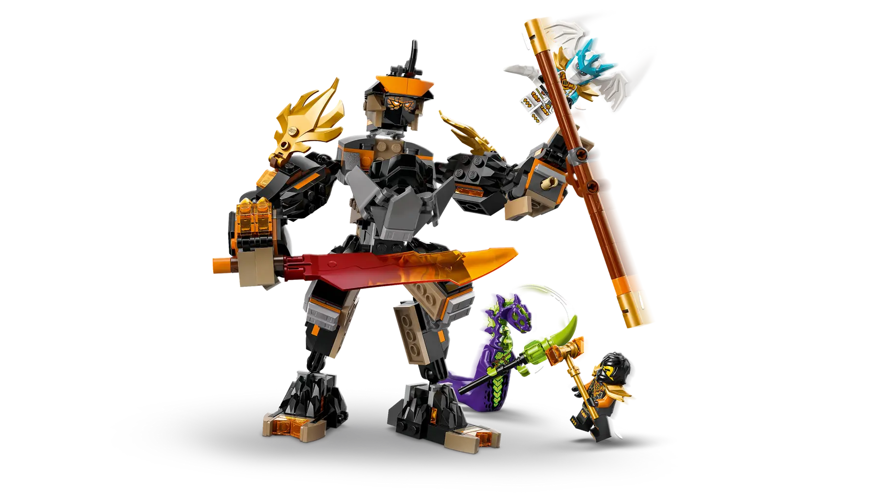 Lego Cole's Mission Mech & Dragon Zane (71854)