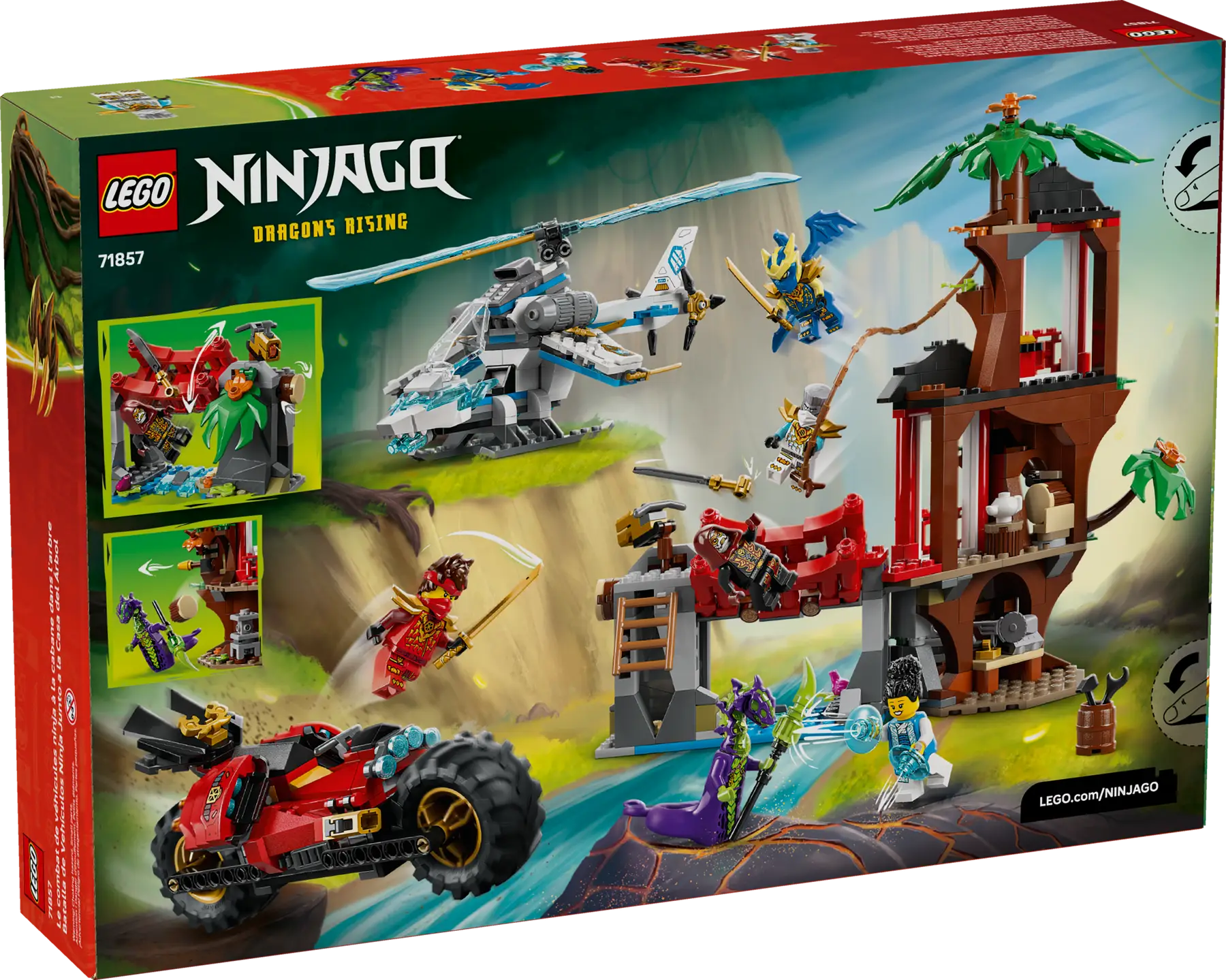 Lego Ninja Vehicle Tree House Battle (71857)