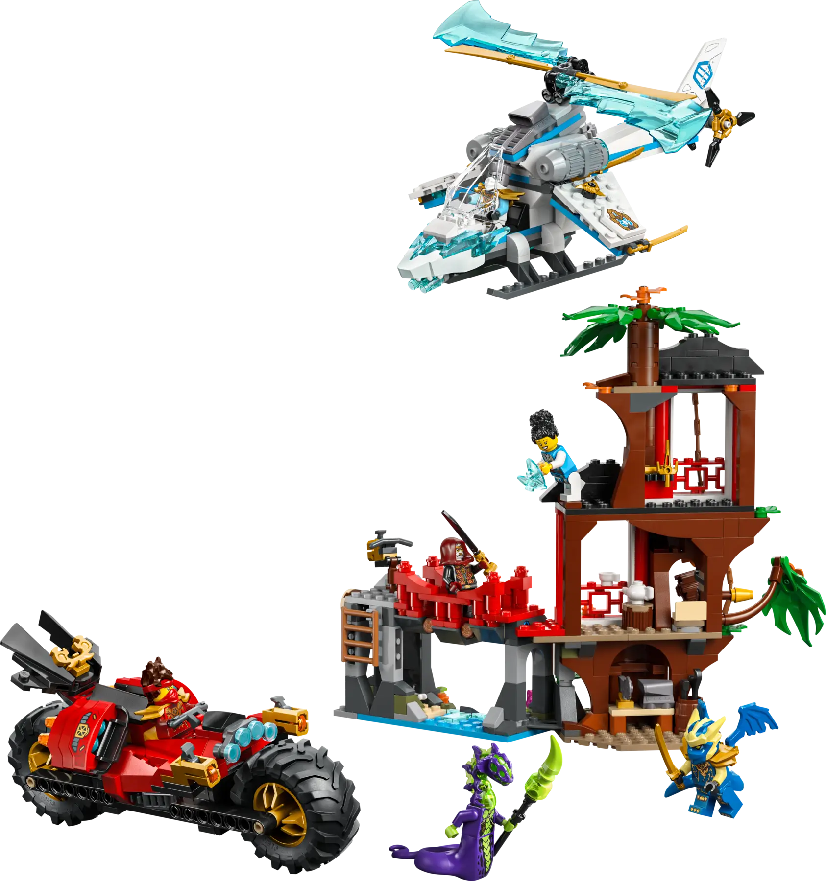 Lego Ninja Vehicle Tree House Battle (71857)