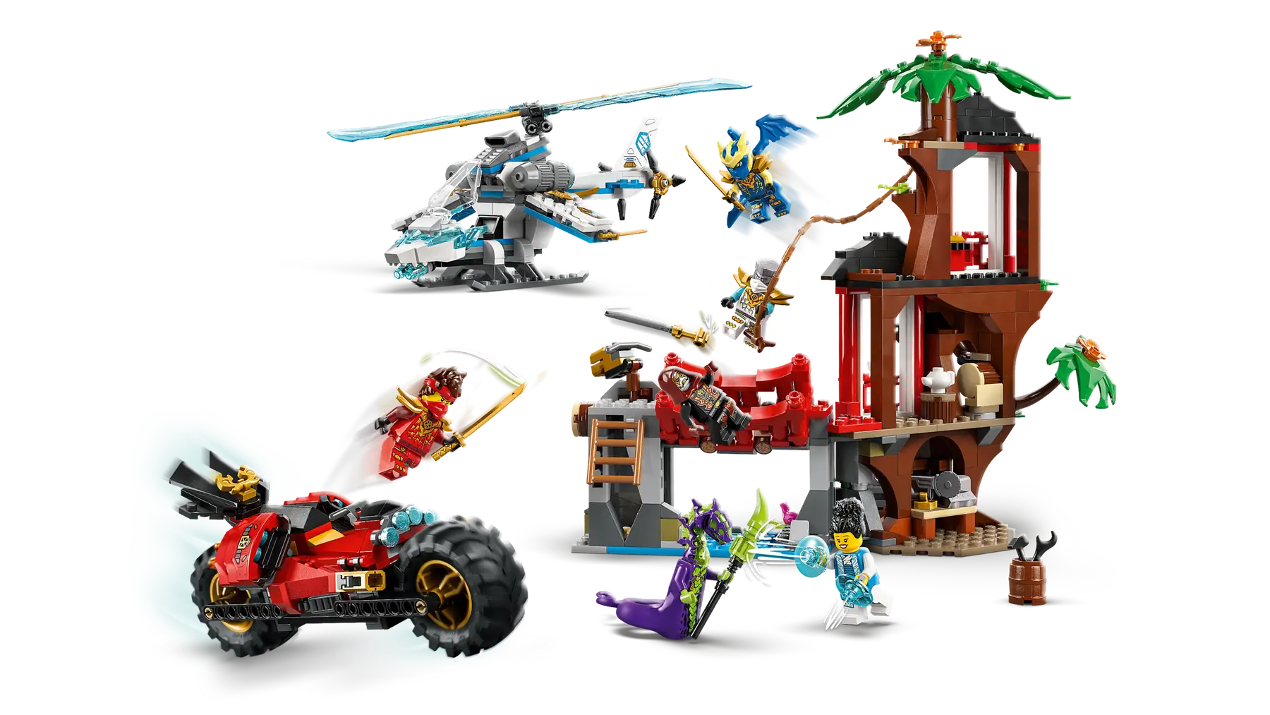 Lego Ninja Vehicle Tree House Battle (71857)