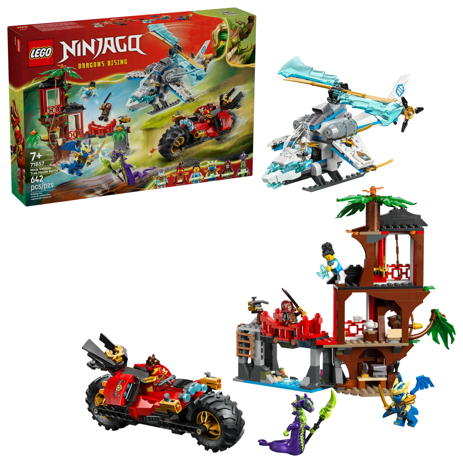 Lego Ninja Vehicle Tree House Battle (71857)
