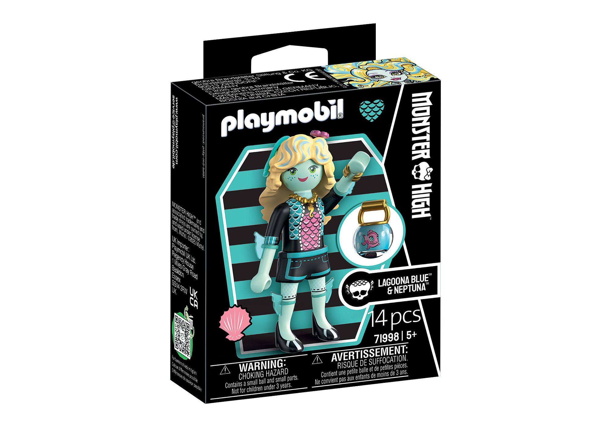 Playmobil X Monster High Lagoona Blue
