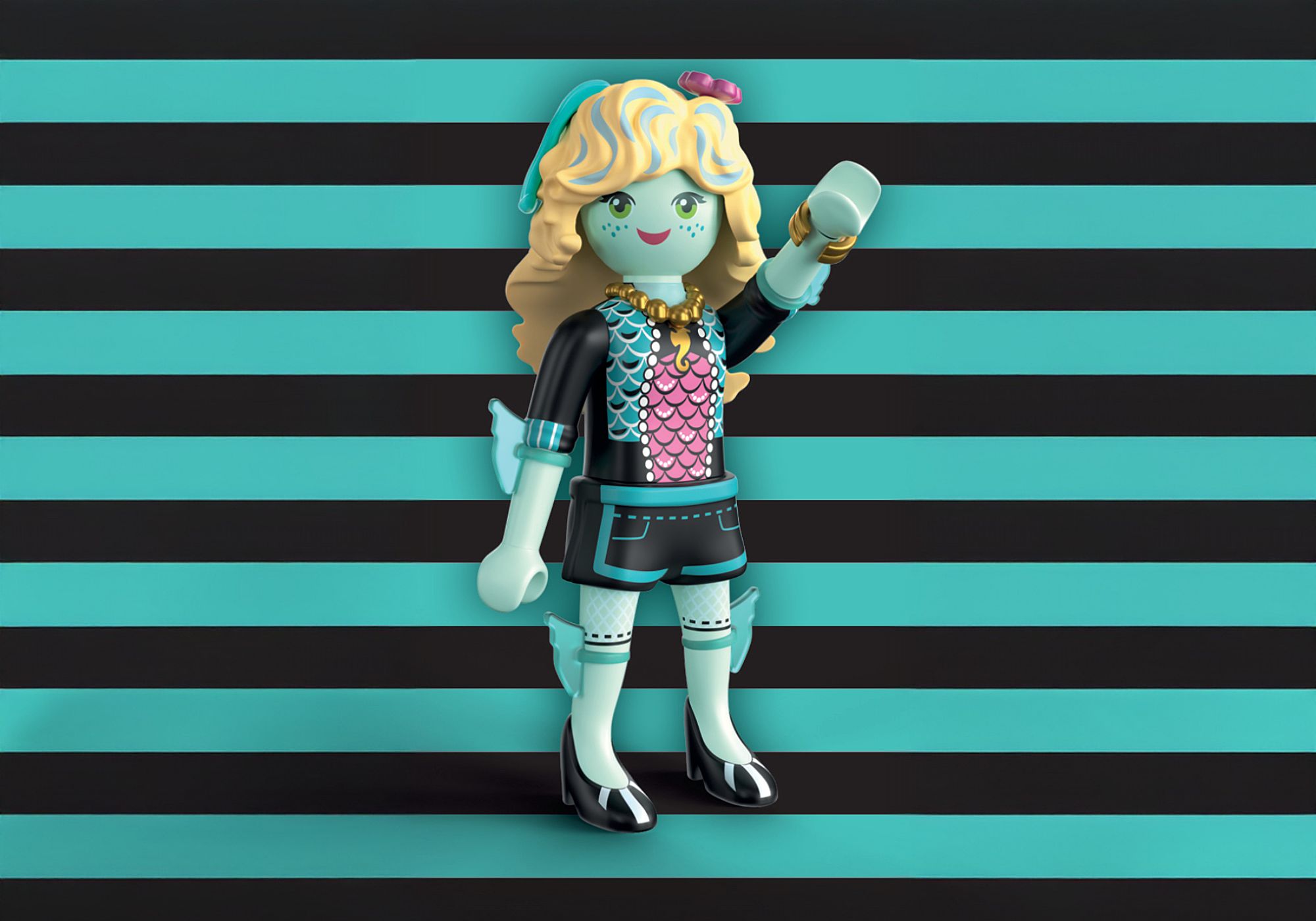 Playmobil X Monster High Lagoona Blue