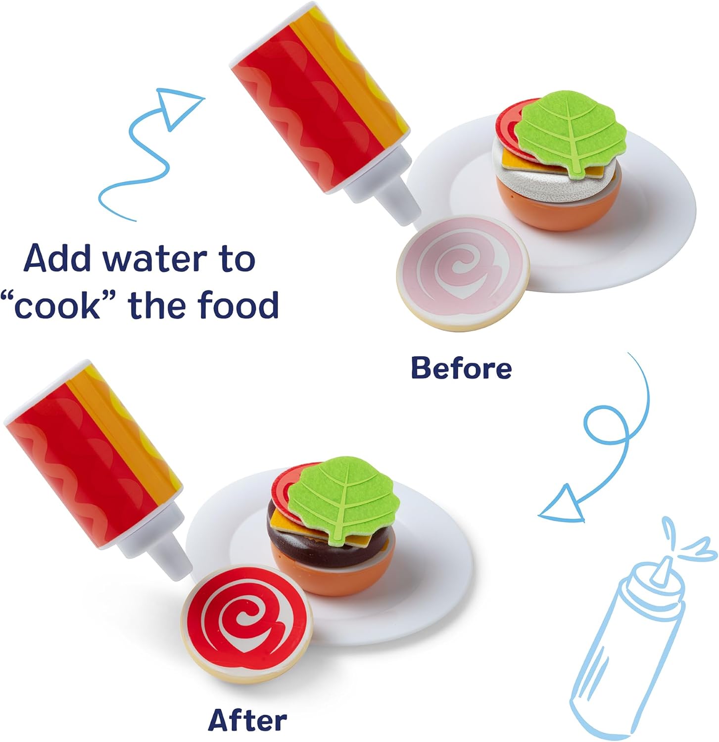 Melissa and Doug Flip Fry Grill Play Set
