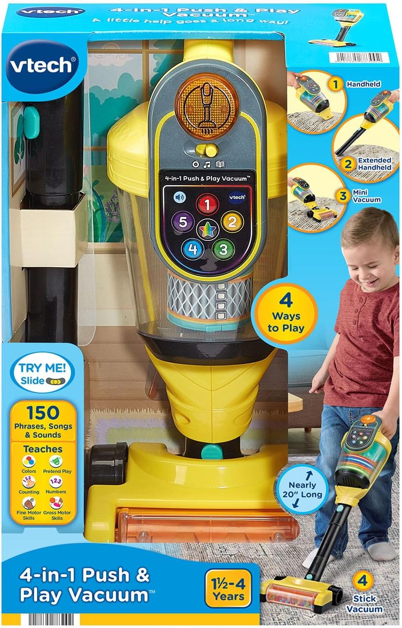 VTech® 4-in-1 Push & Play Vacuum™