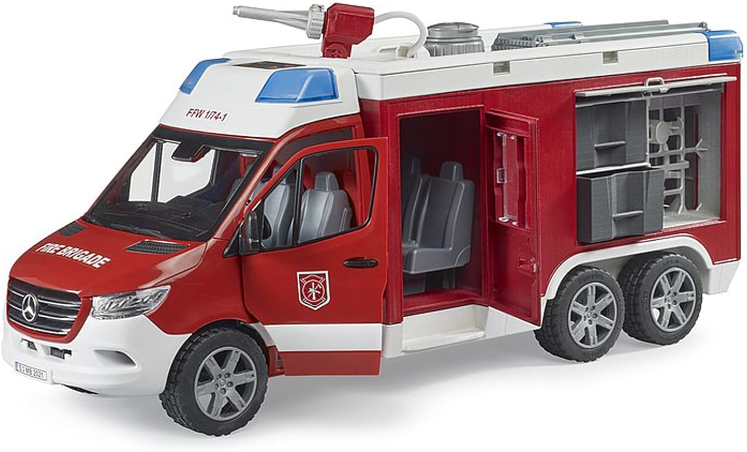 Bruder MB Sprinter Fire Service Rescue Vehicle with Light and Sound Module (02680)