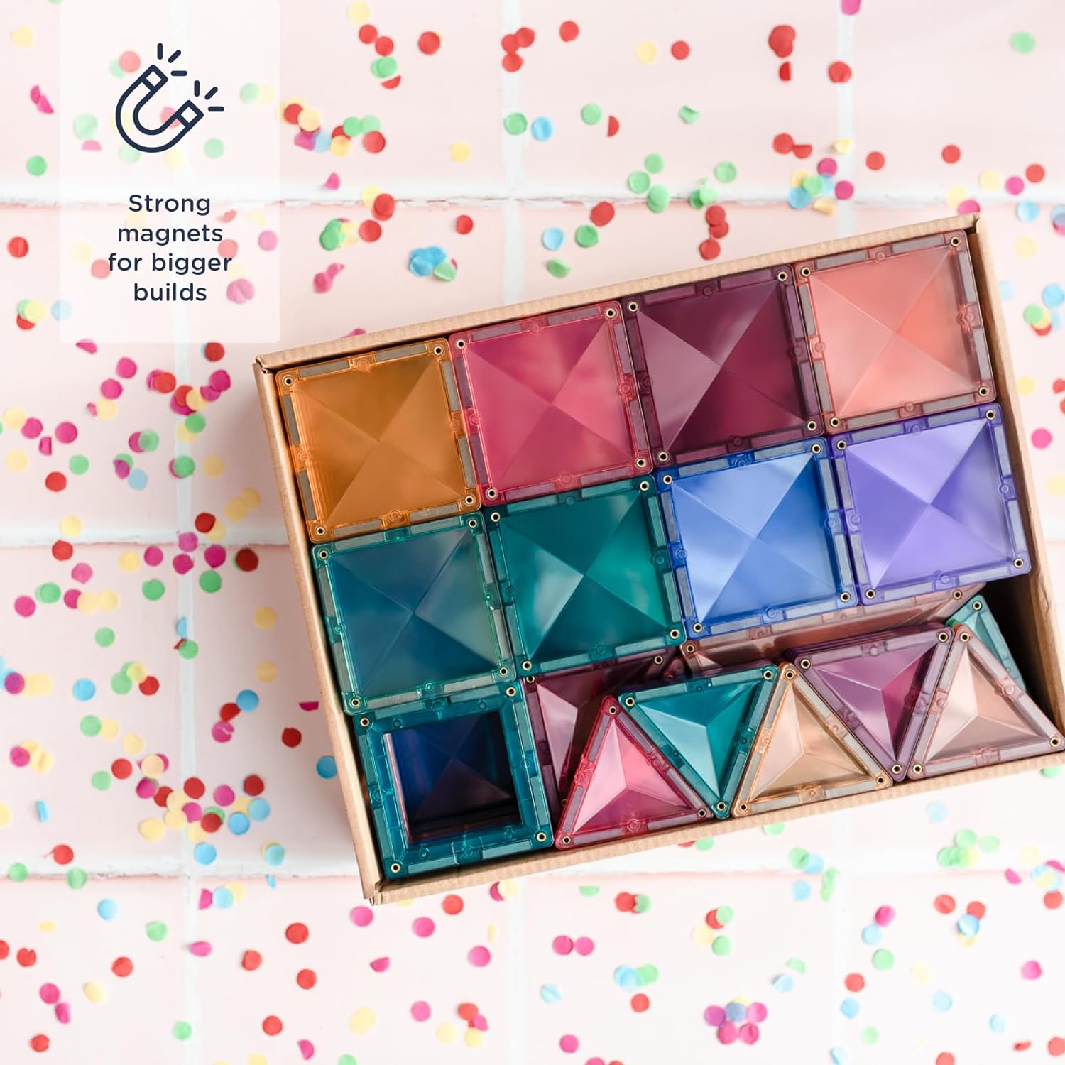 Connetix Pastel Creative Pack (120 Pieces) – Bright Bean Toys