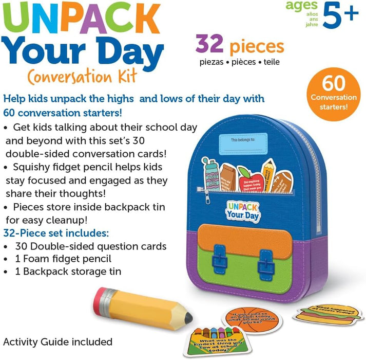 Learning Resources Unpack Your Day Conversation Kit