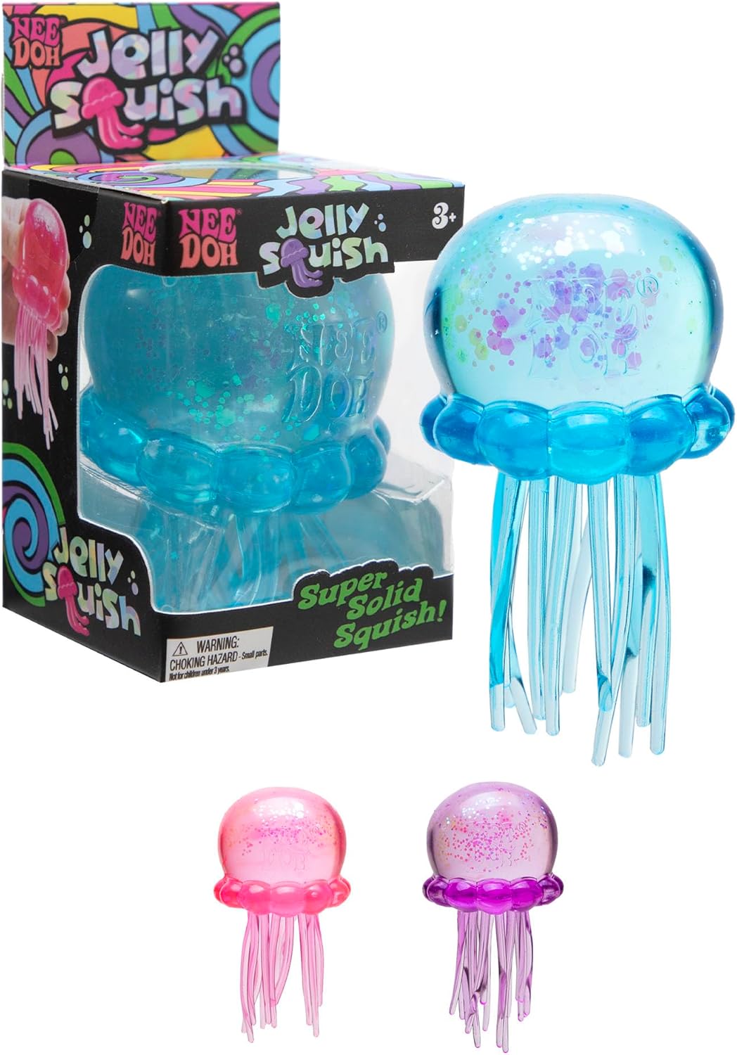 Nee-Doh JellySquish – Squishy Sensory Stress Ball