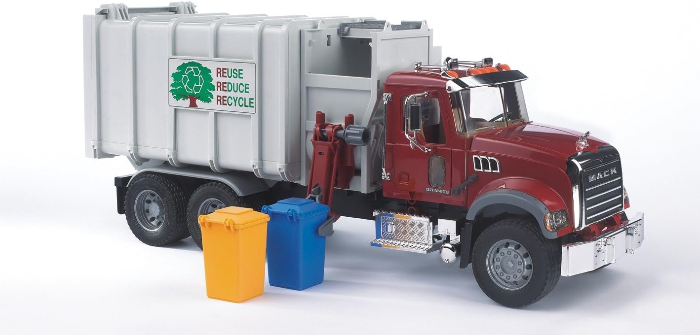 Bruder MACK Granite Side loading garbage truck (02811)