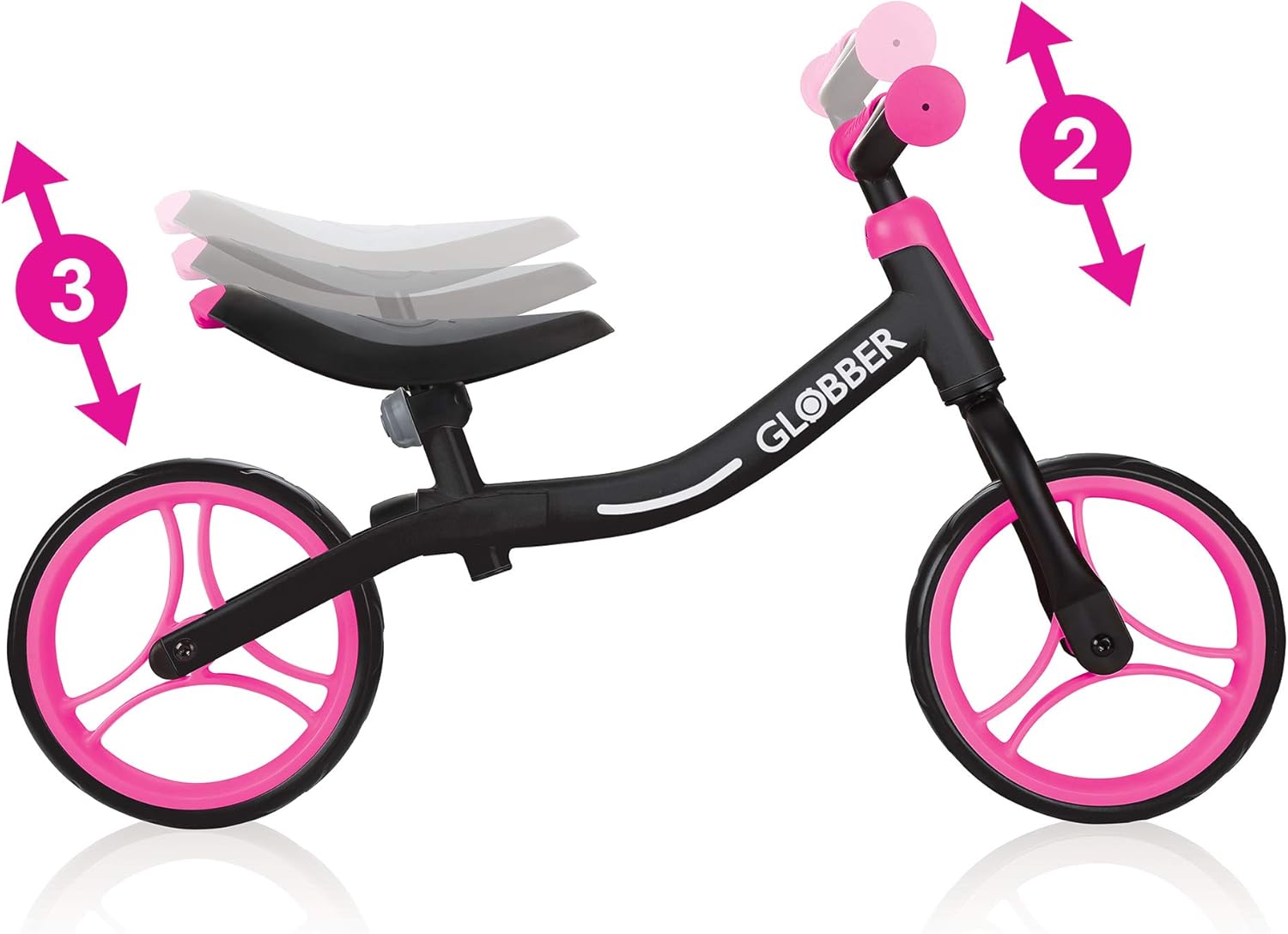 Globber Go Bike Neon Pink