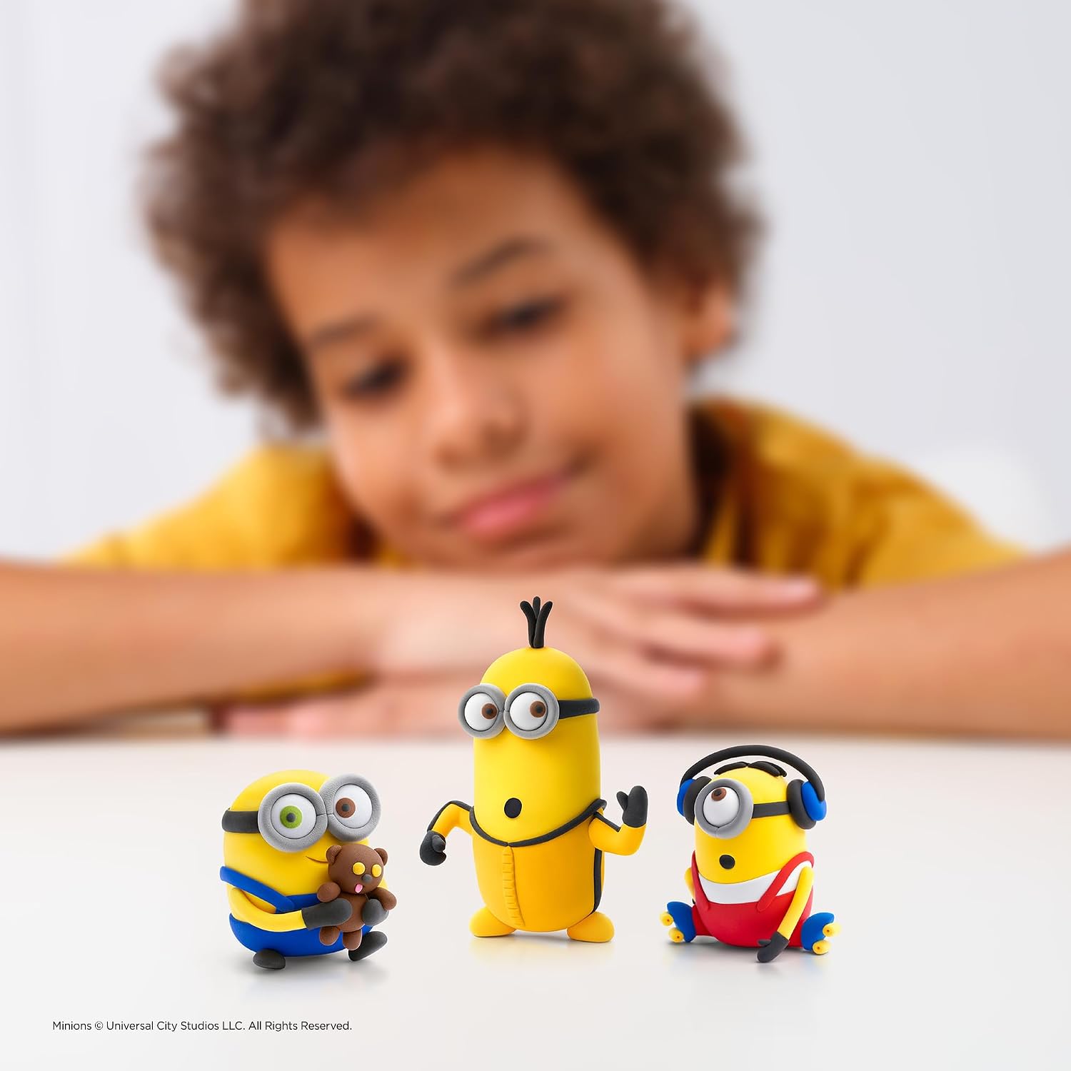 Hey Clay Minions 15-Can Air-Dry Clay Kit – Sculpt Bob, Kevin, Stuart, Dave, Otto & Evil Minion (Ages 3+)