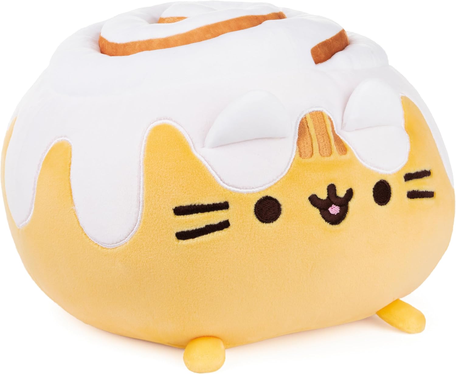 GUND Catfé Cinnamon Roll Pusheen Plush – Premium Officially Licensed Pusheen Cat Stuffed Toy (Ages 1+)