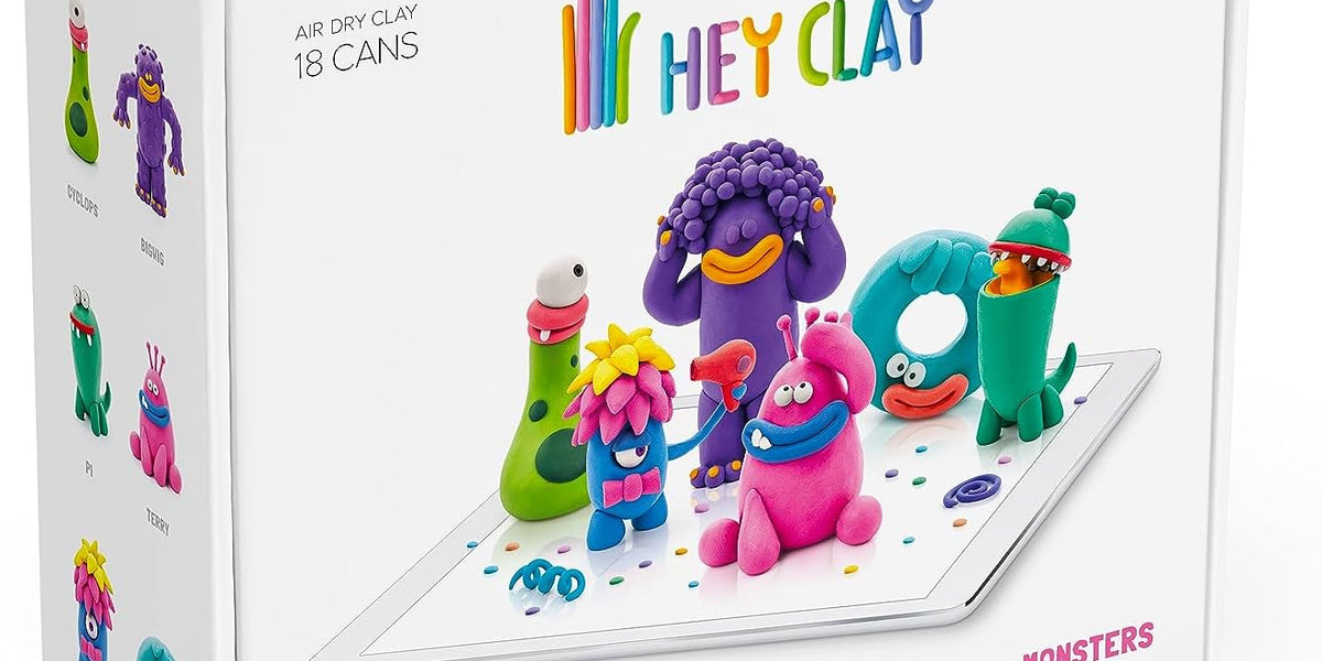 Fat Brain Toys Hey Clay Aliens - Clay Kit with Interactive App, Kids &  Tweens