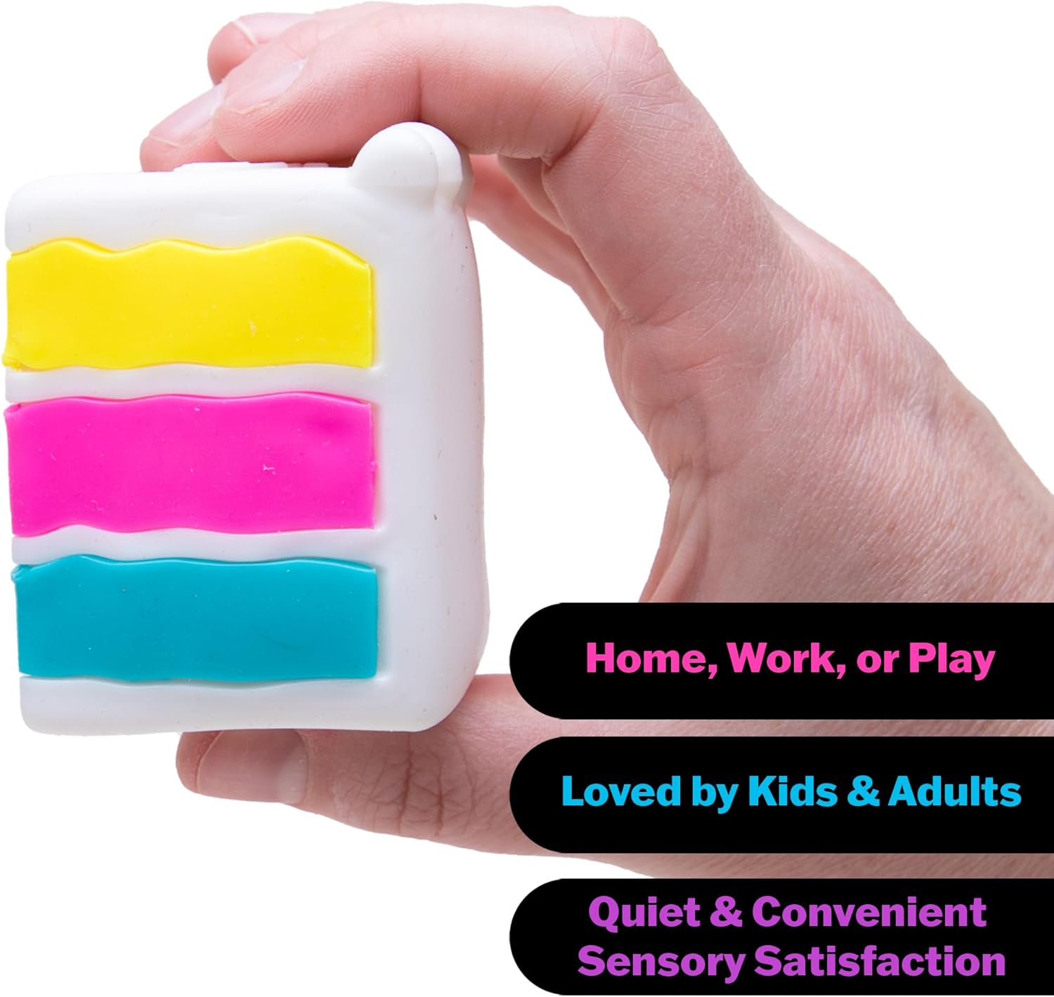 Nee-Doh Peace O Cake – Squishy Cake Slice Sensory Toy