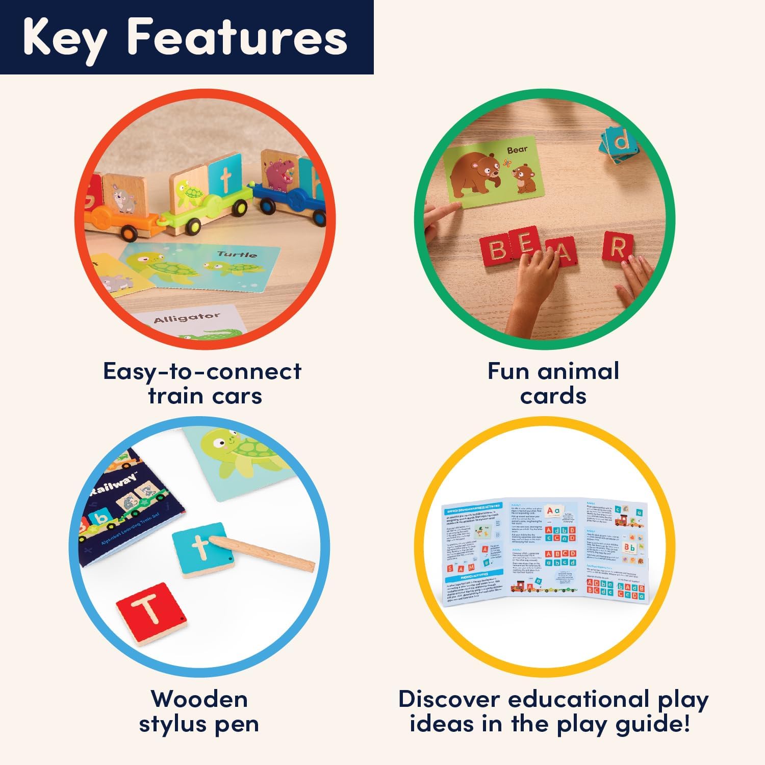 Battat Education ABC Railway