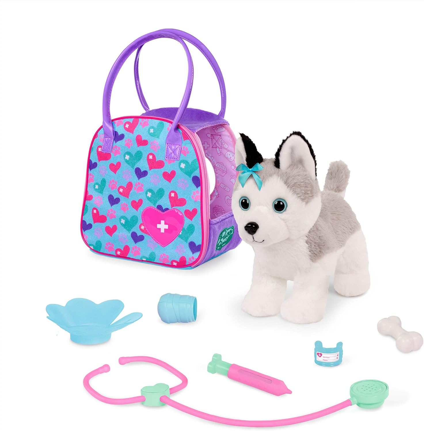 Pucci Pups Husky Vet Care Carrier Set