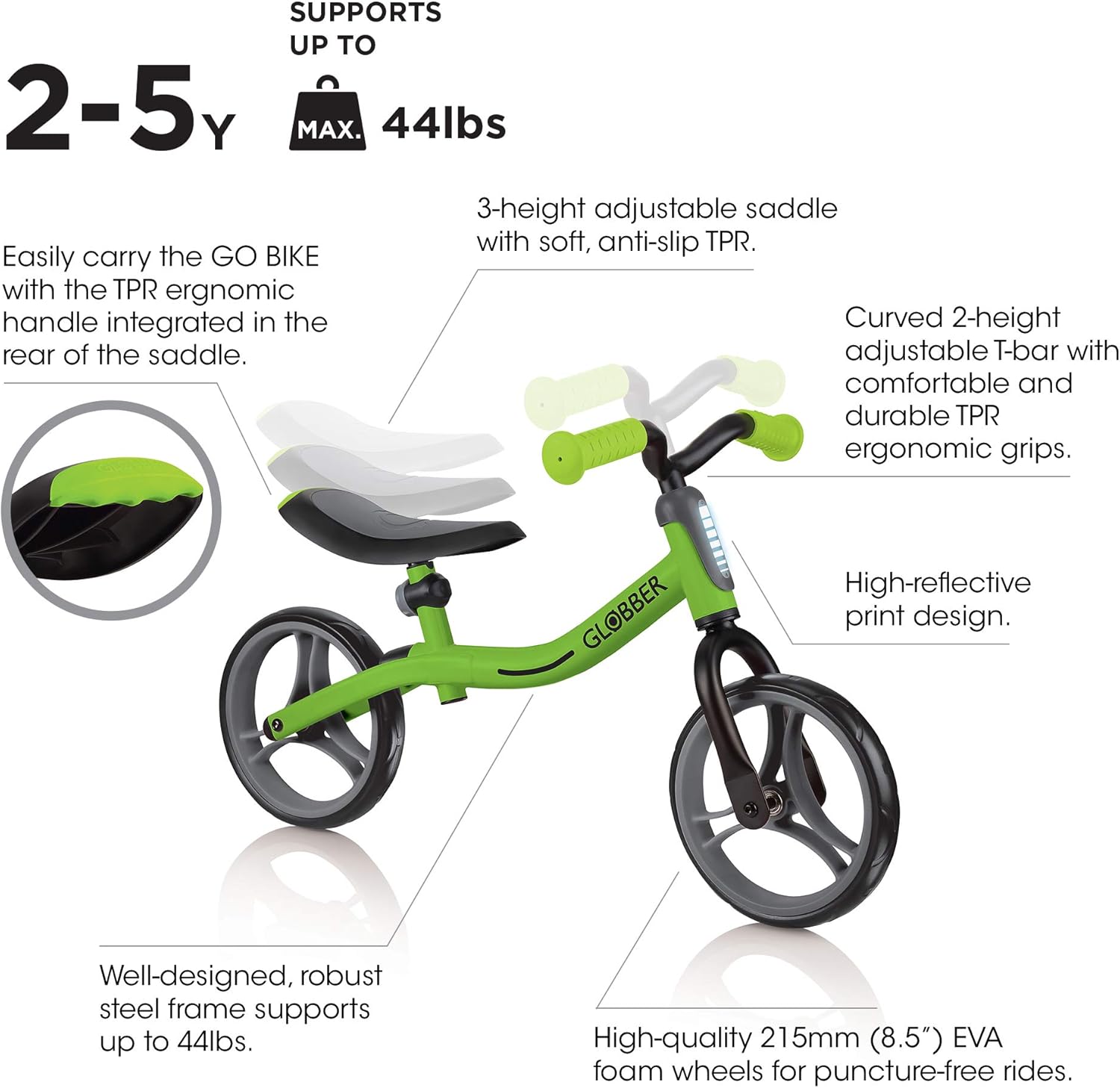 Globber Go Bike Lime Green