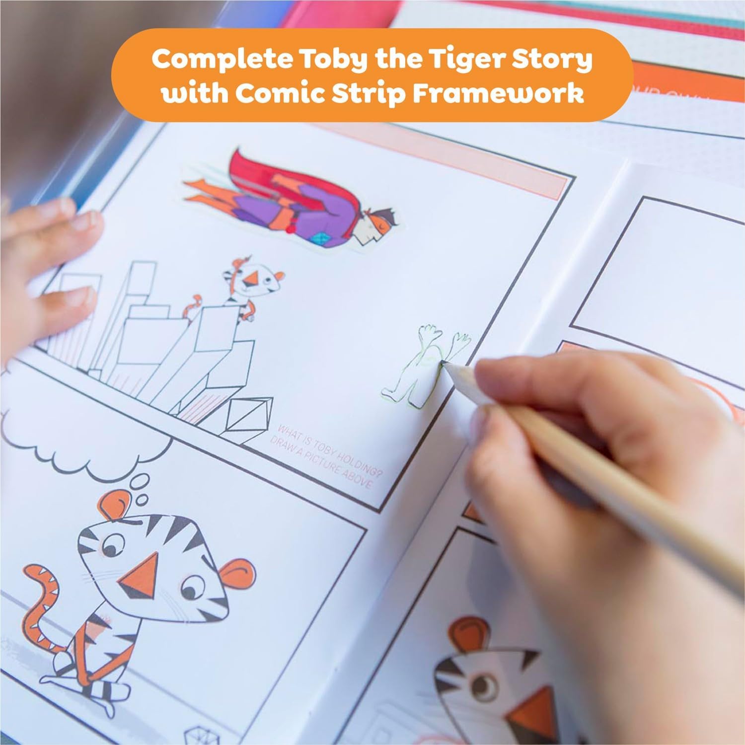 Tiger Tribe Comic Book Kit – Create Your Own Comic Book Activity Set