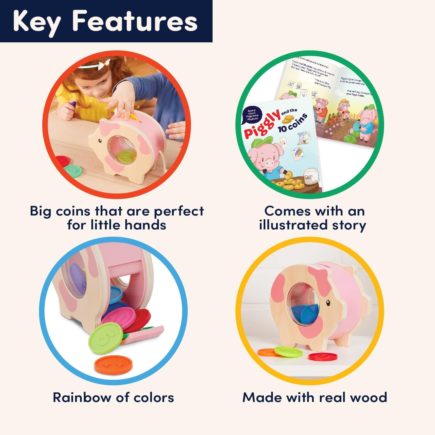 Battat Save & Count Piggy Bank