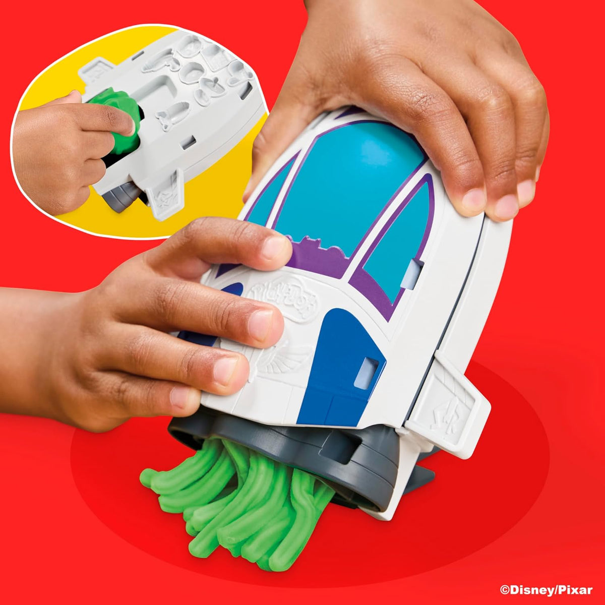 Play-Doh Toy Story Space Creations Set – Rocket Ship with Woody, Buzz & Space Moulds (Ages 3+)