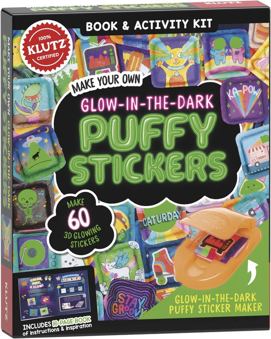 Klutz Make Your Own Glow in the Dark Puffy Stickers