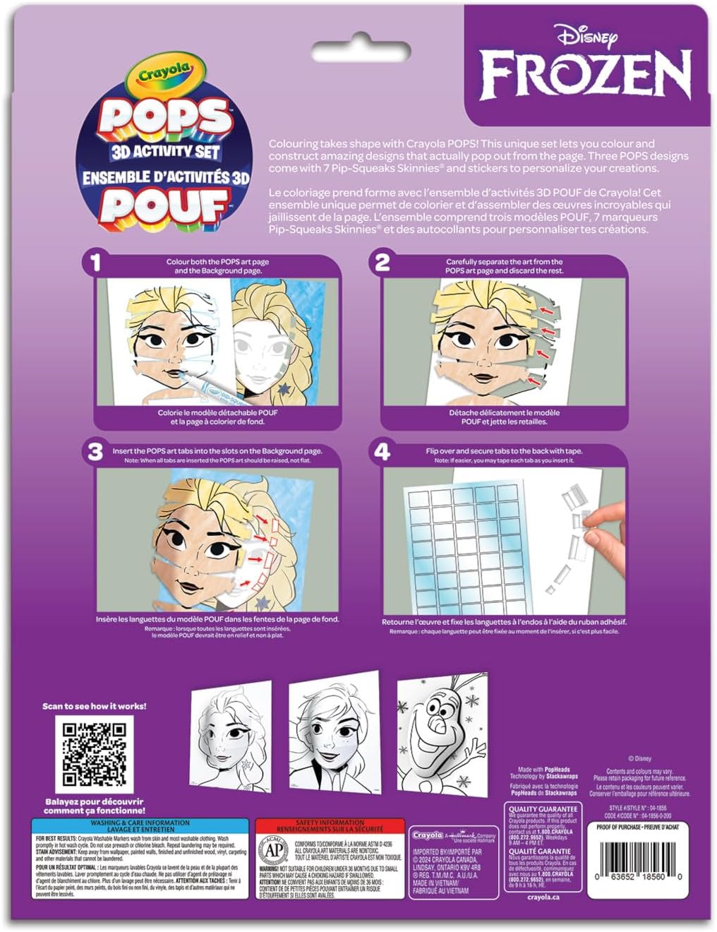 Crayola Pops 3D Activity Set - Frozen