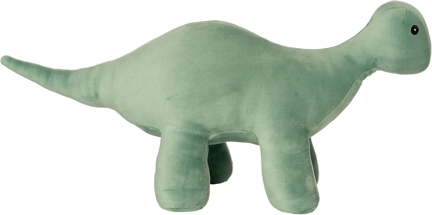 Manhattan Toy Stomper Velveteen Brontosaurus Dinosaur 7" – Ultra-Soft Stuffed Dino Plush