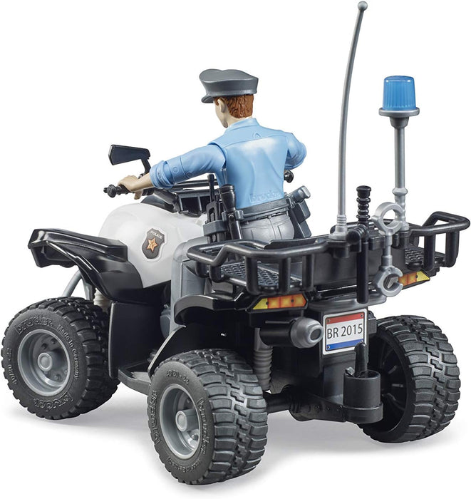 Bruder Police Quad w/ Light Skin Policeman and Accessories (63011)