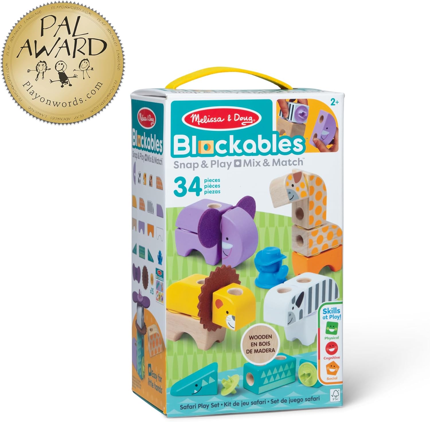 Melissa & Doug Blockables™ Safari Play Set