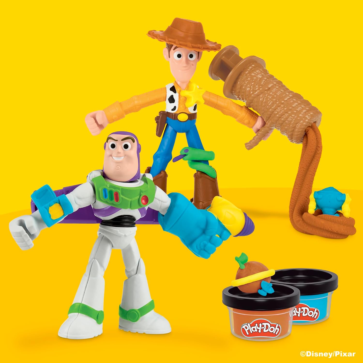 Play-Doh Toy Story Space Creations Set – Rocket Ship with Woody, Buzz & Space Moulds (Ages 3+)