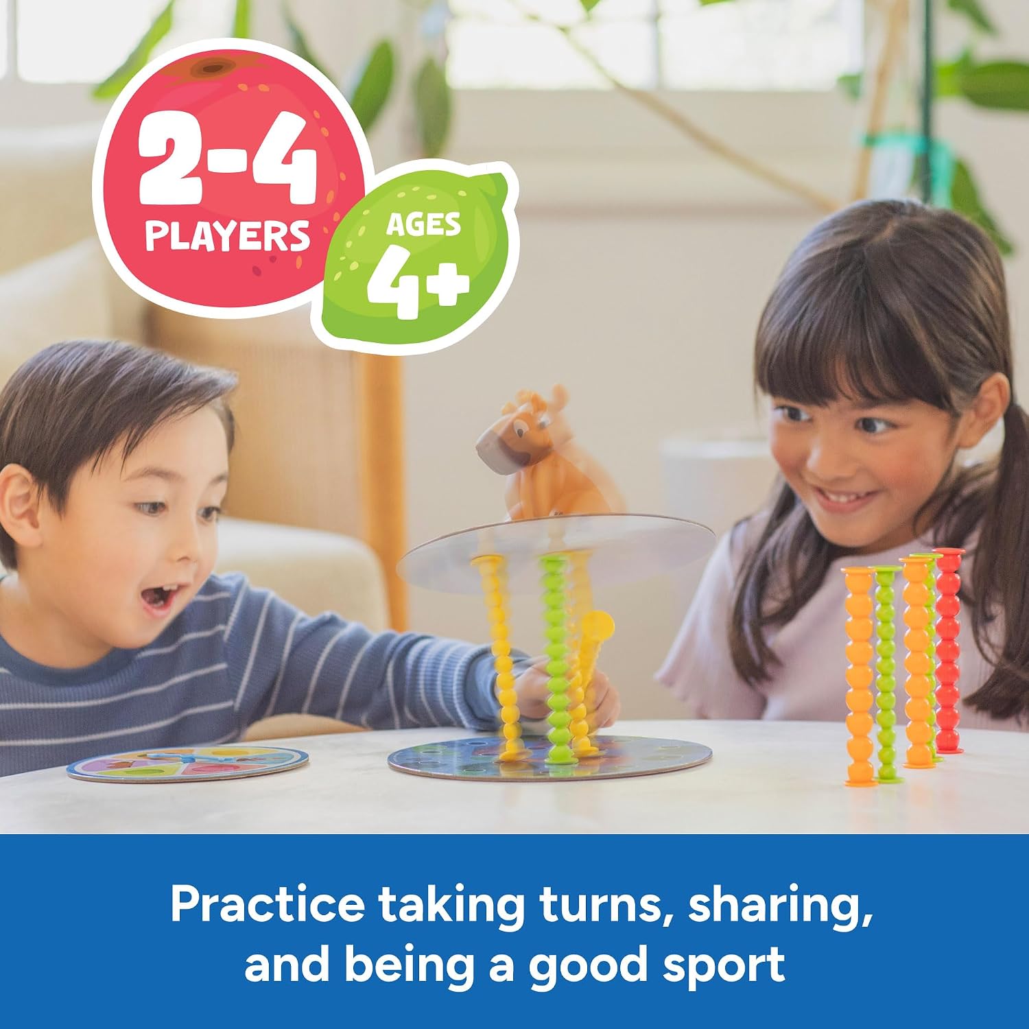 Educational Insights Snack or Splash Game – Capybara Balancing Family Game (Ages 4+, 2–4 Players)