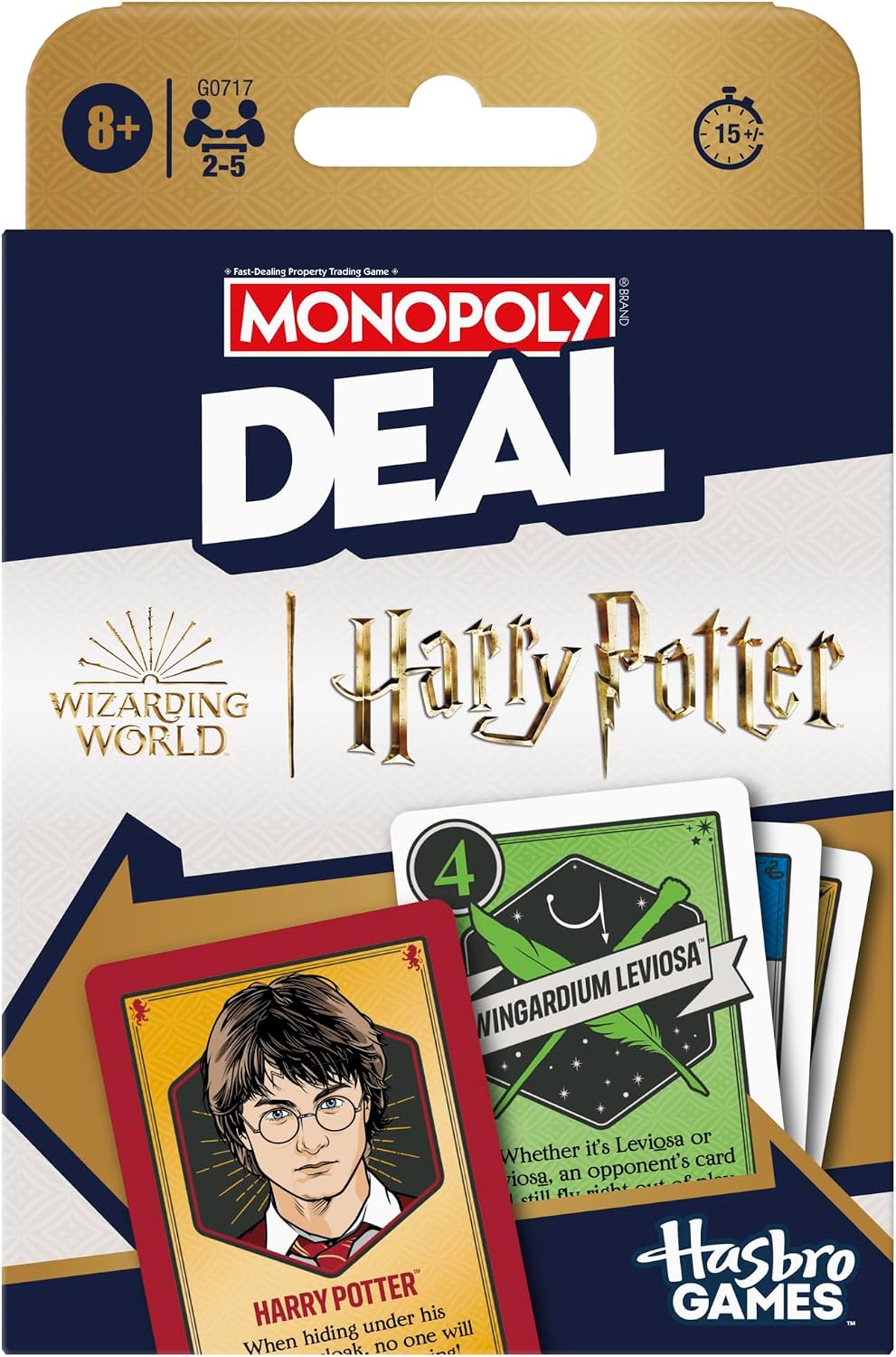 Monopoly Deal Harry Potter Card Game – Wizarding World Fast-Play Card Game (Ages 8+, 2–5 Players)