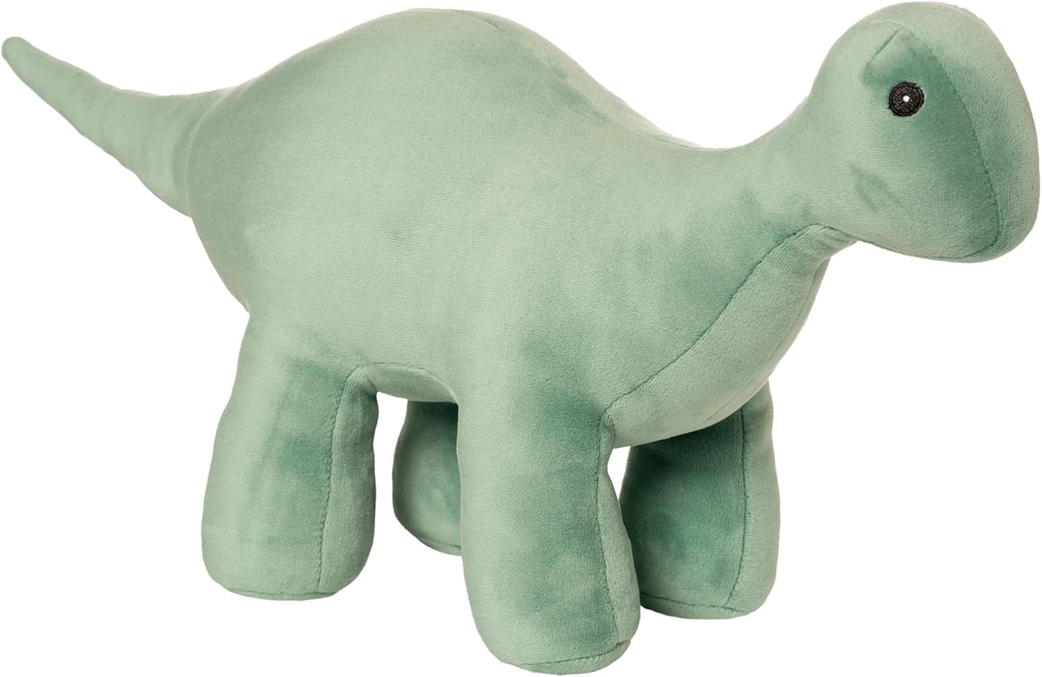 Manhattan Toy Stomper Velveteen Brontosaurus Dinosaur 7" – Ultra-Soft Stuffed Dino Plush