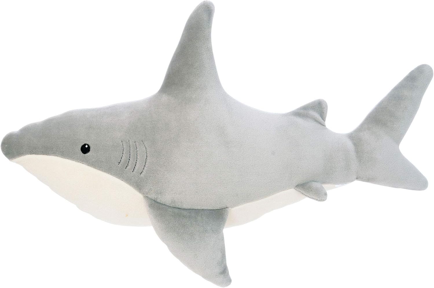Manhattan Toy Snarky Sharky Velveteen Shark 16" – Ultra-Soft Stuffed Shark Plush