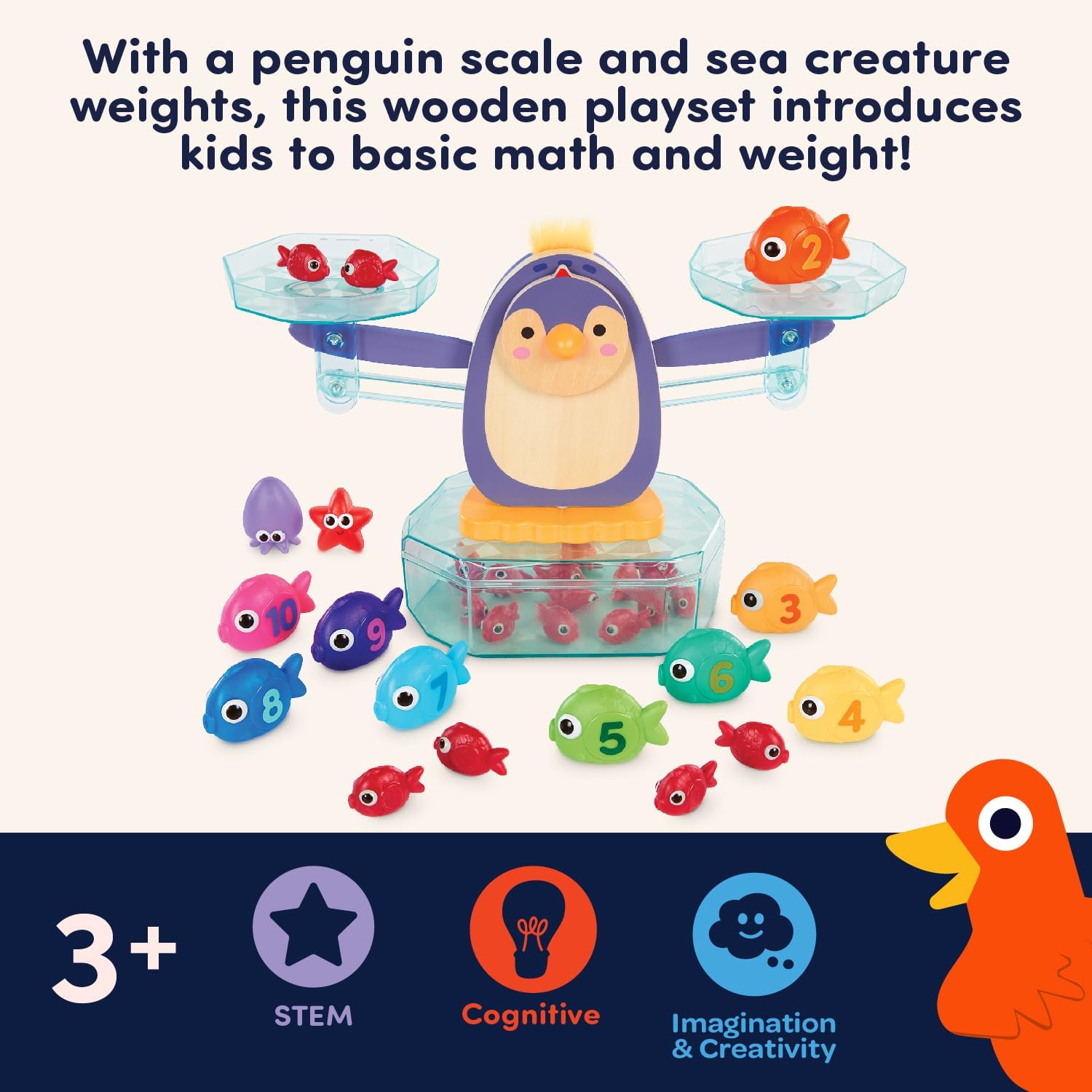 Battat Penguin Math Balance Scale